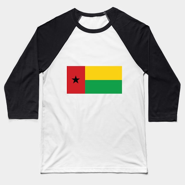 Guinea-Bissau Baseball T-Shirt by Wickedcartoons